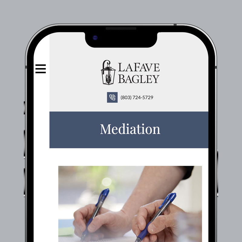 LaFave Bagley Law Firm Website